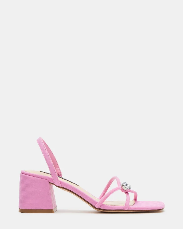 Versatile Heeled Sandals for Any Occasion---ANYA PINK