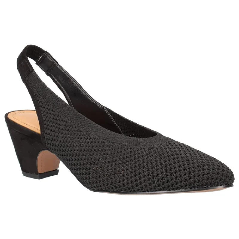 Versatile Heeled Sandals for Any Occasion---J. Renee Kairi Stretch Black Heel (Women's)