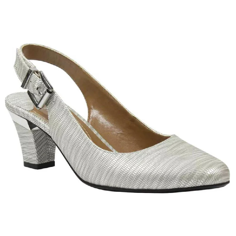 Versatile Heeled Sandals for Any Occasion---J. Renee Malree Dove Gray Heel (Women's)