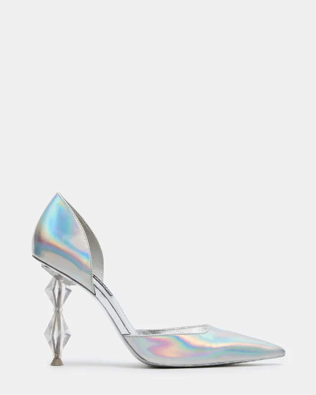 Versatile Heeled Sandals for Any Occasion---TALIA IRIDESCENT