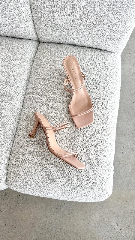 Stiletto Heel Pumps with Perfect Fit--Jamaya Heel - Nude-Fashionable & Classic