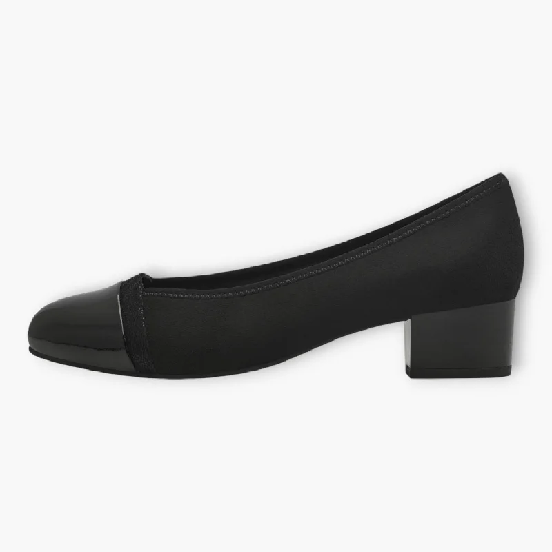 Trendy Chunky Heel Pumps for Casual Wear--Jana Low Block Heel Shoe - Classic Elegance for Every Occasion