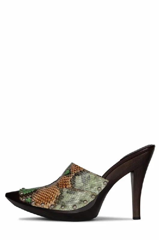 Jeffrey Campbell  Women's Jayde Animal Print M---Fashionable Kitten Heels for Date Night