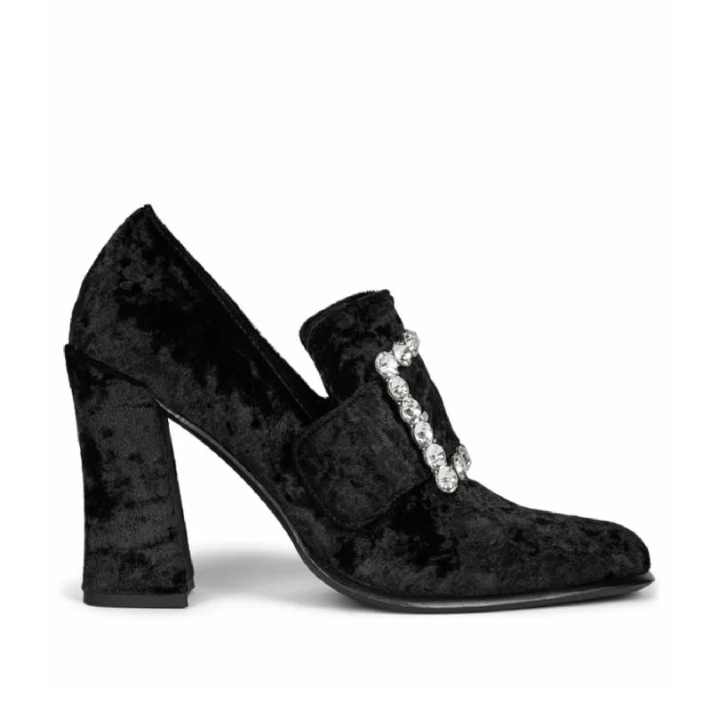 Jeffrey Campbell  Women's Nostalgia Black M---Fashionable Kitten Heels for Date Night