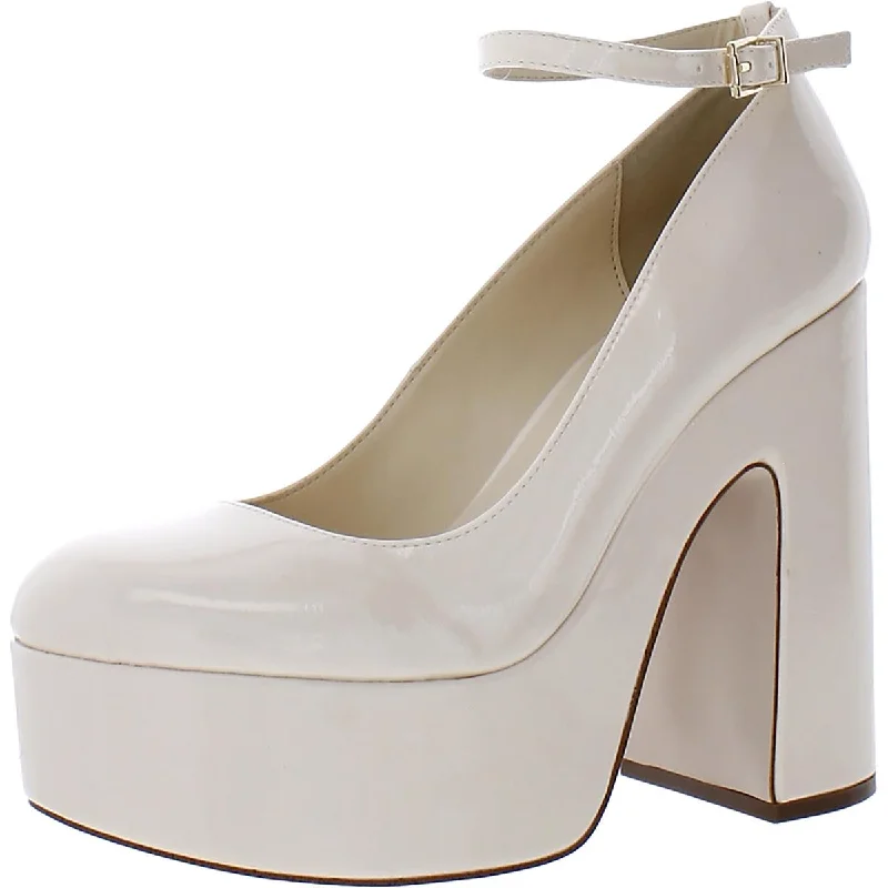 Sleek and Shiny Patent Pump Heels for a Polished Look--Jessica Simpson Womens Macee Patent Embossed Platform Heels