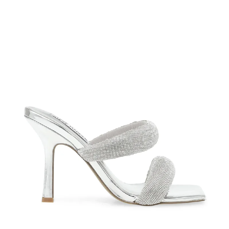 JETSETTER SILVER---Fashionable Kitten Heels for Date Night