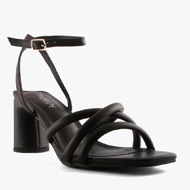 Versatile Heeled Sandals for Any Occasion---KADE BLACK