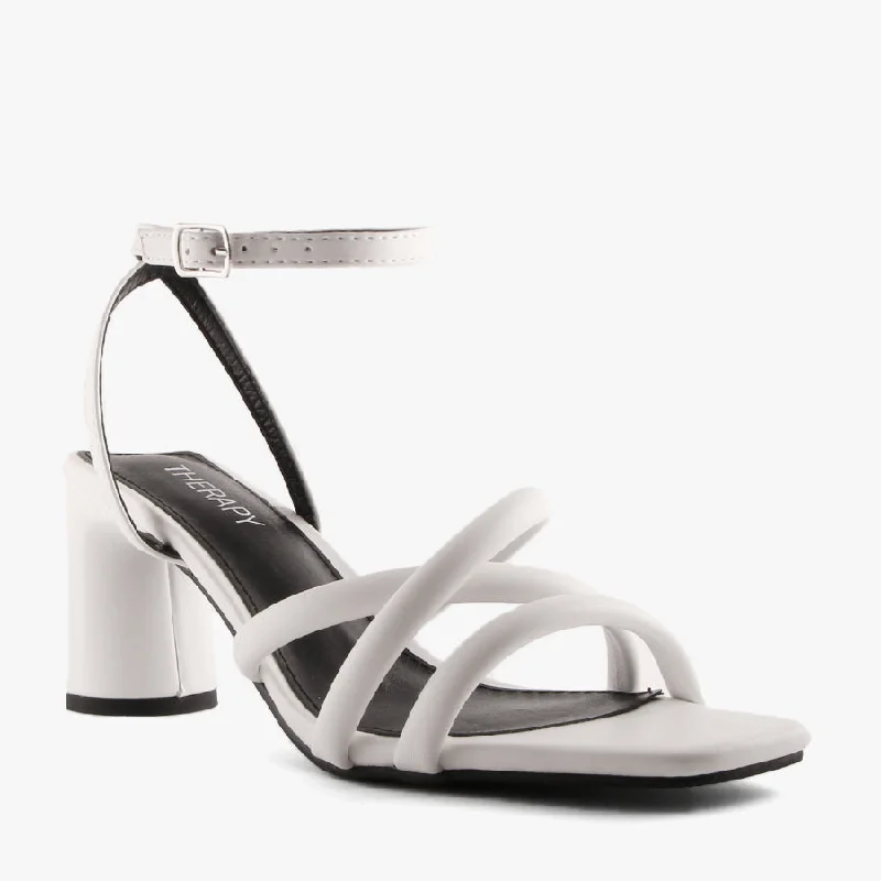 Versatile Heeled Sandals for Any Occasion---KADE WHITE