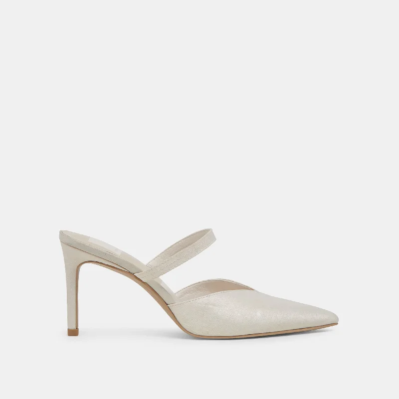 KANIKA HEELS IVORY SATINAffordable Satin Heels with a Luxe Touch