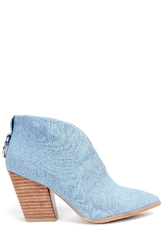 Stiletto Heel Pumps with Perfect Fit--Karin Denim-Fashionable & Classic