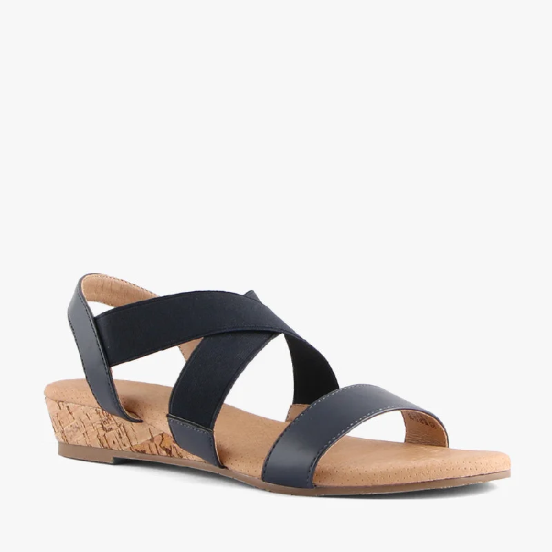 Versatile Heeled Sandals for Any Occasion---KASHY NAVY