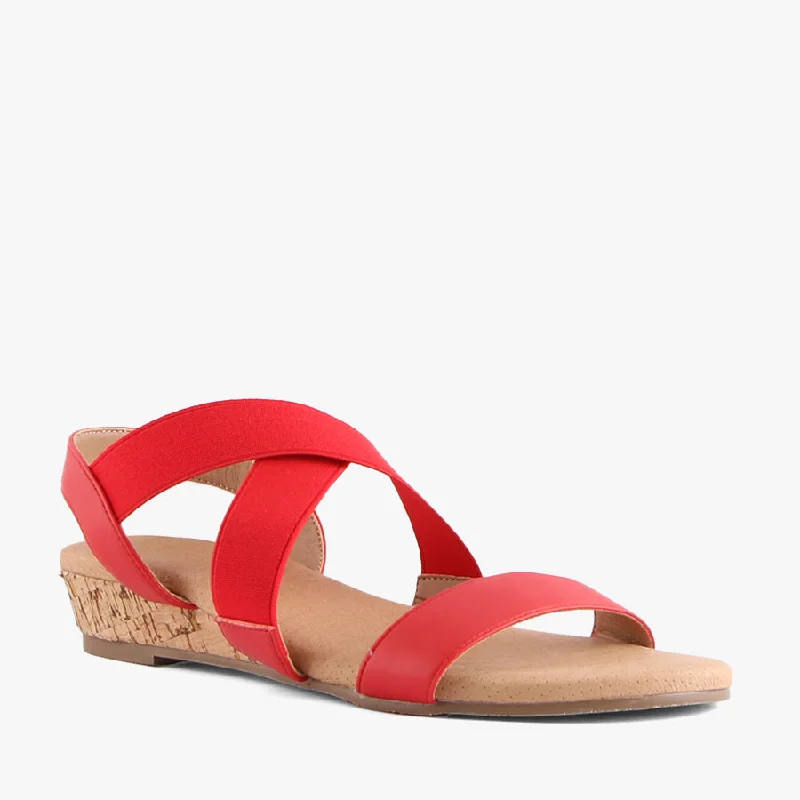 Versatile Heeled Sandals for Any Occasion---KASHY RED