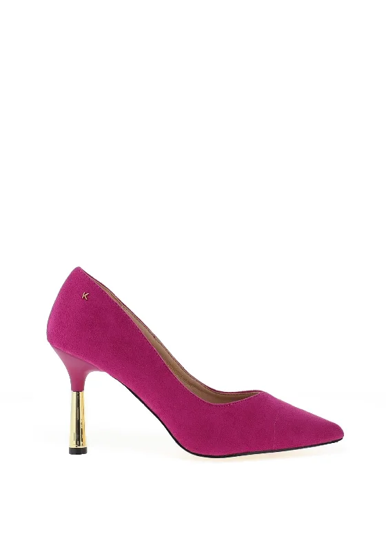 Versatile Heeled Sandals for Any Occasion---Kate Appleby Driffield Chrome Heeled Shoes, Jazz Pink