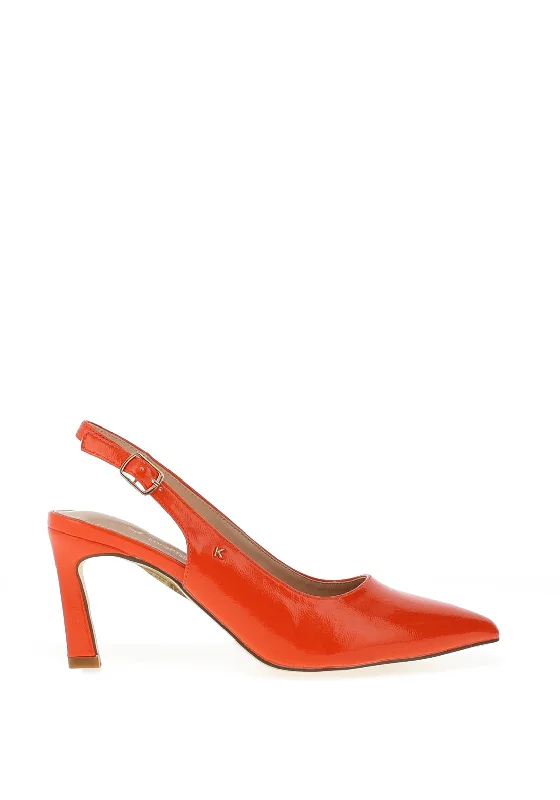 Sleek and Shiny Patent Pump Heels for a Polished Look--Kate Appleby Inverness Patent Sling Back Heeled Shoe, Mango