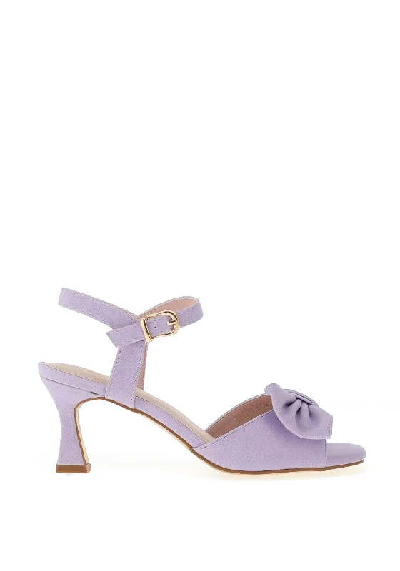 Kate Appleby Dornie Bow Heeled Shoe, Lavender---Charming Bow Pumps for a Cute and Stylish Look