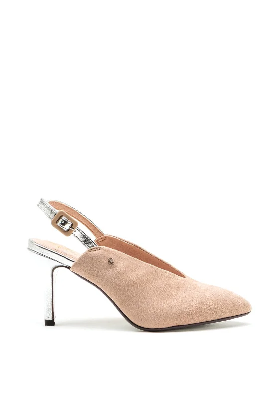 Stiletto Heel Pumps with Perfect Fit--Kate Appleby Melton Pointed Toe Heeled Shoes, Blush Pink-Fashionable & Classic