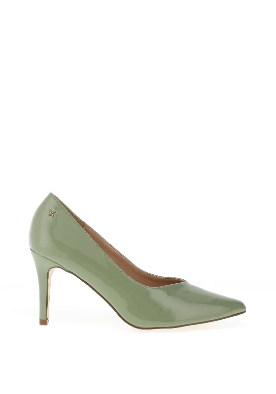 Stiletto Heel Pumps with Perfect Fit--Kate Appleby Morpeth Pointed Toe Court Shoes, Lichen-Fashionable & Classic