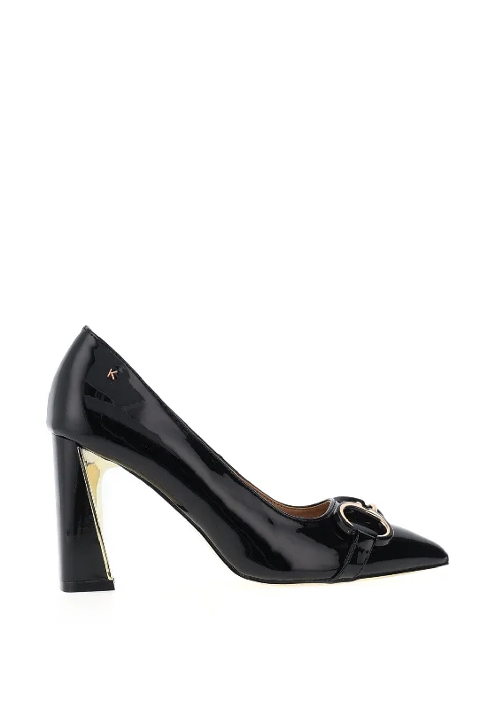 Stiletto Heel Pumps with Perfect Fit--Kate Appleby Skipton Pointed Toe Heeled Shoe, Schwarz-Fashionable & Classic