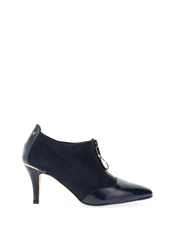 Versatile Heeled Sandals for Any Occasion---Kate Appleby Smethwich Heeled Brogues, Navy