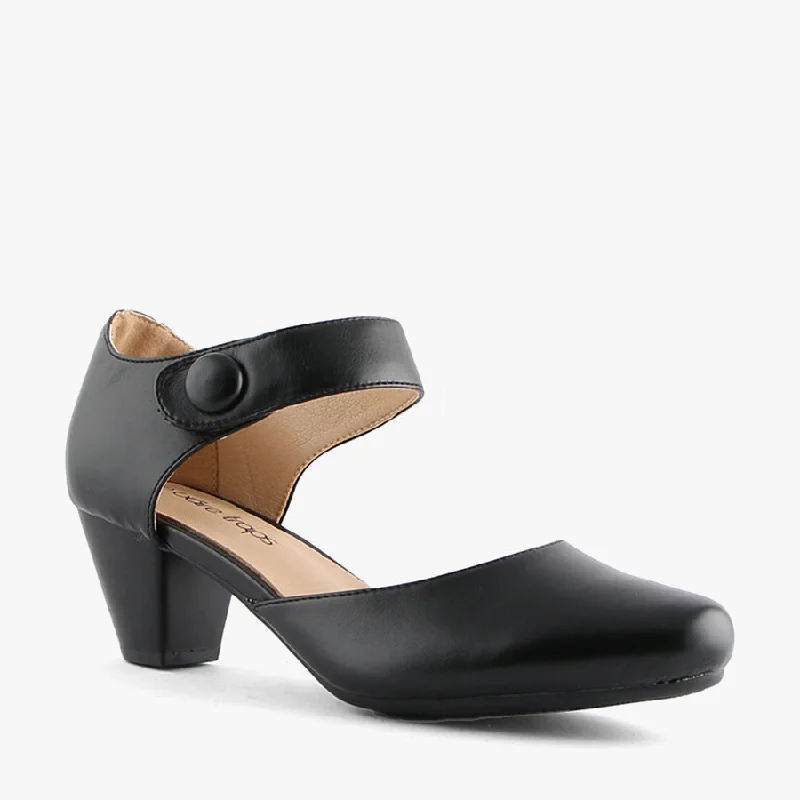 Versatile Heeled Sandals for Any Occasion---KEISHA BLACK