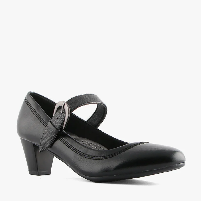 Versatile Heeled Sandals for Any Occasion---KENO BLACK