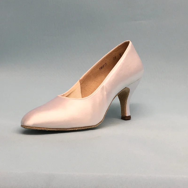 Kent: Almond Toe Pump | White Satin | 2.5" Slim HeelAffordable Satin Heels with a Luxe Touch