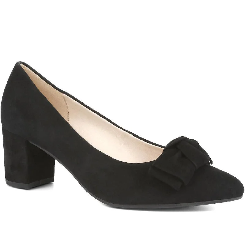 Affordable Suede Ankle Pumps for All-Day Wear--Kesh Suede Court Shoes - GAB35519 / 321 577