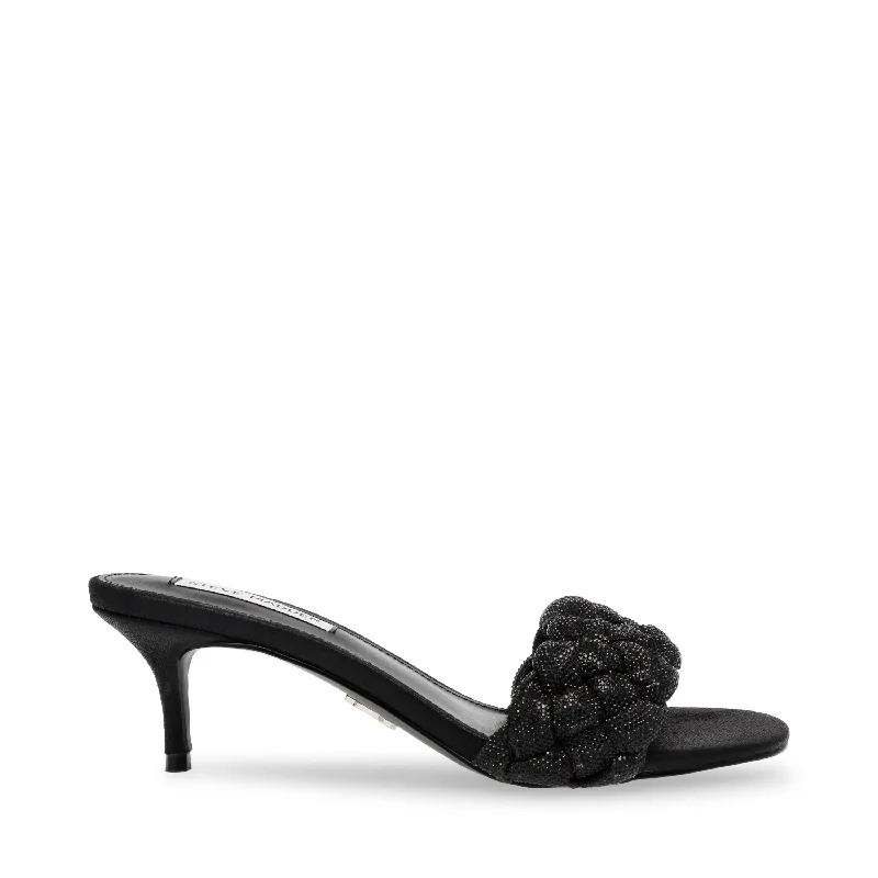 KEYNOTE BLACK---Fashionable Kitten Heels for Date Night