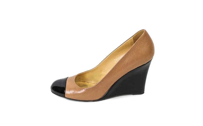 Stiletto Heel Pumps with Perfect Fit--"Kimmy" Round Toe Wedges-Fashionable & Classic