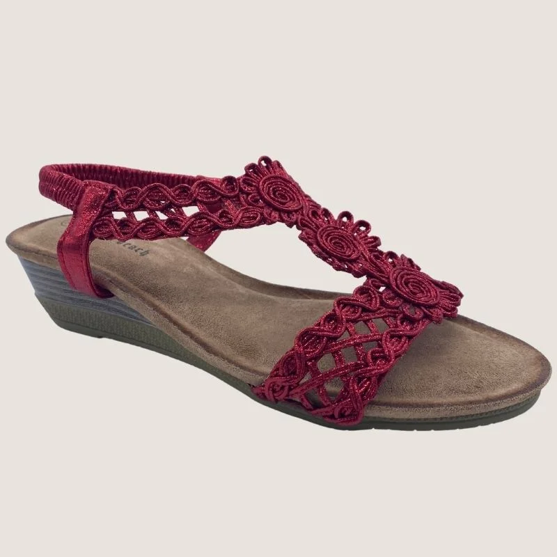 Versatile Heeled Sandals for Any Occasion---Kirra Beach Rhiana Wedge