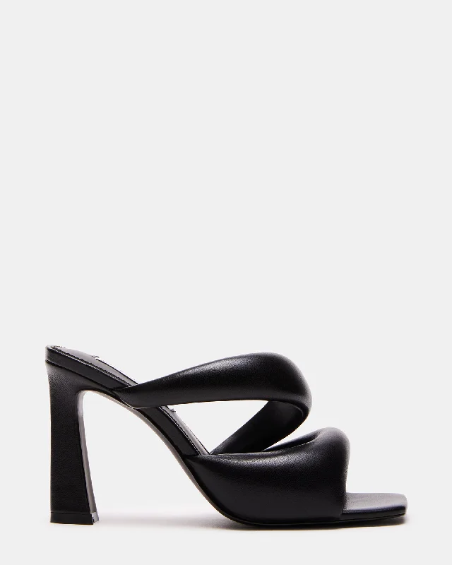 Versatile Heeled Sandals for Any Occasion---KLOSS BLACK