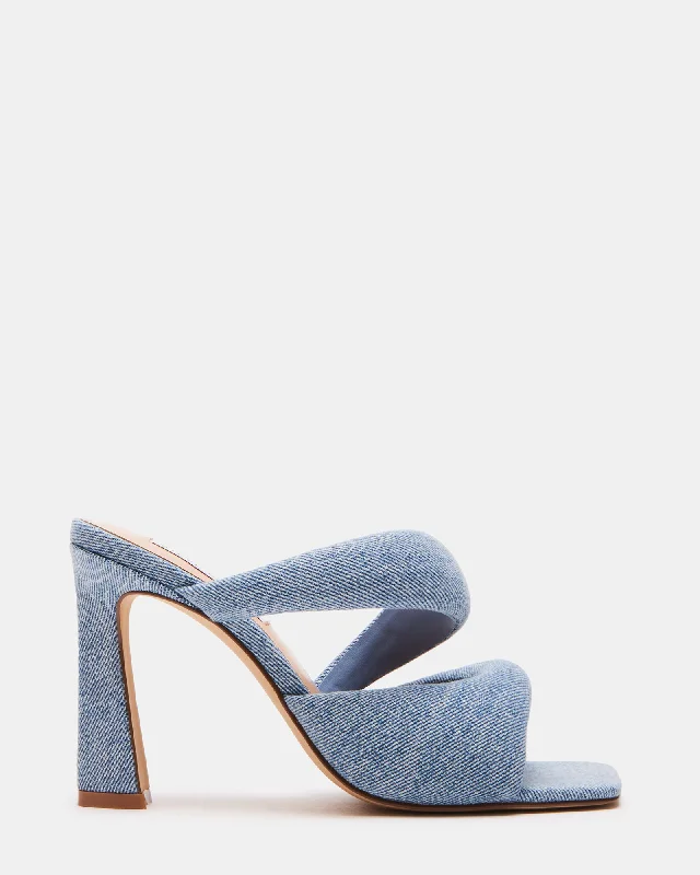 KLOSS DENIM FABRIC---Chic Denim Fabric Heels for a Unique Look