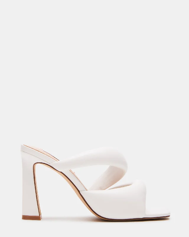 Versatile Heeled Sandals for Any Occasion---KLOSS WHITE