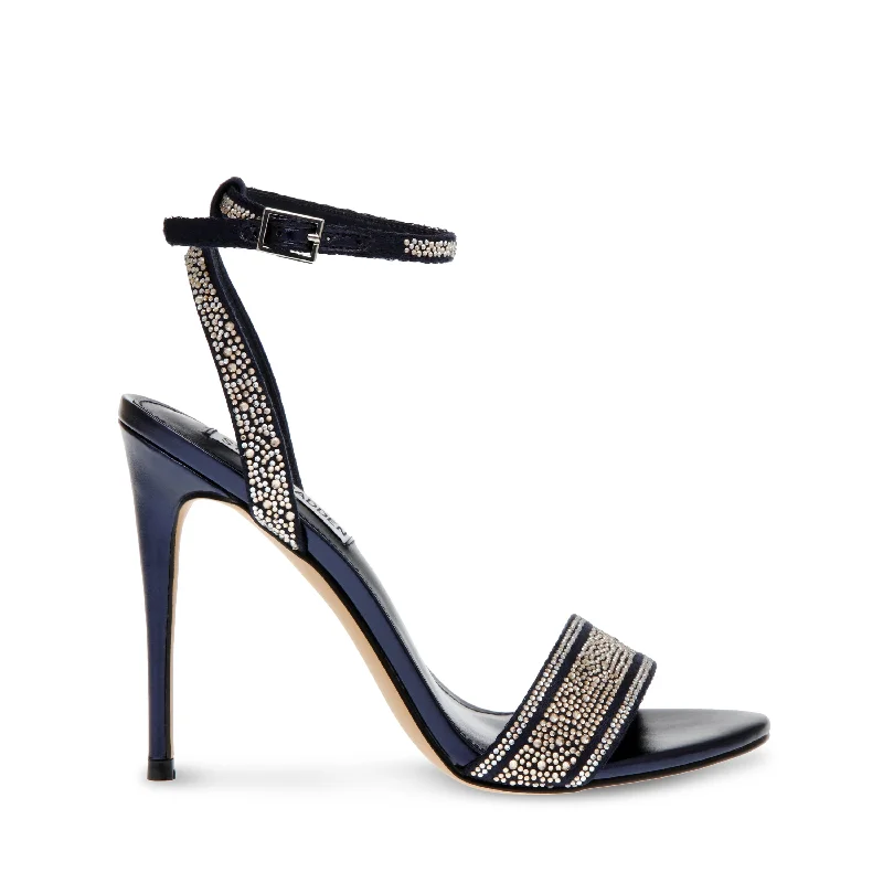 KNOCKOUT NAVY---Fashionable Kitten Heels for Date Night