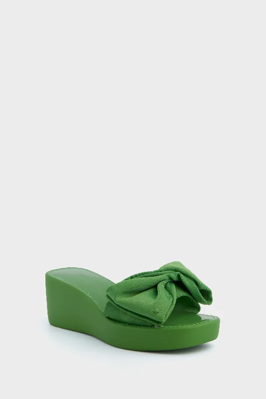 Stiletto Heel Pumps with Perfect Fit--KS Green Bikini Wedge-Fashionable & Classic