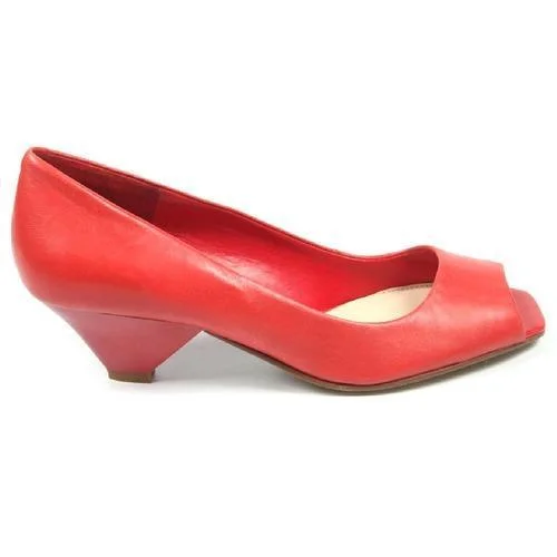 Stylish Open Toe Heels for Summer--Red 5 US - 35.5 EUR Nine West Womens Pump Open Toe NWZEPHYR RED