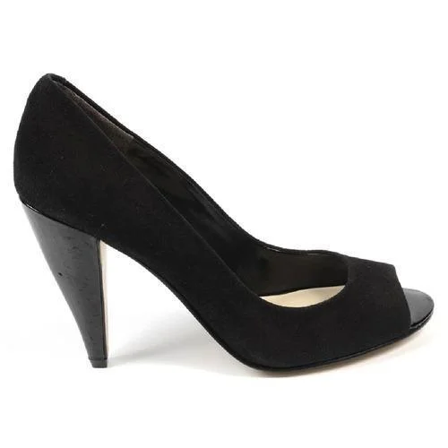 Affordable Suede Ankle Pumps for All-Day Wear--Black 5 US - 35.5 EUR Nine West Womens Pump Open Toe NWHEALTH BLACK SUEDE