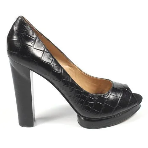 Stylish Open Toe Heels for Summer--Black 9.5 US - 41 EUR Nine West Womens Pump Open Toe NWSWEETFOOT BLACK