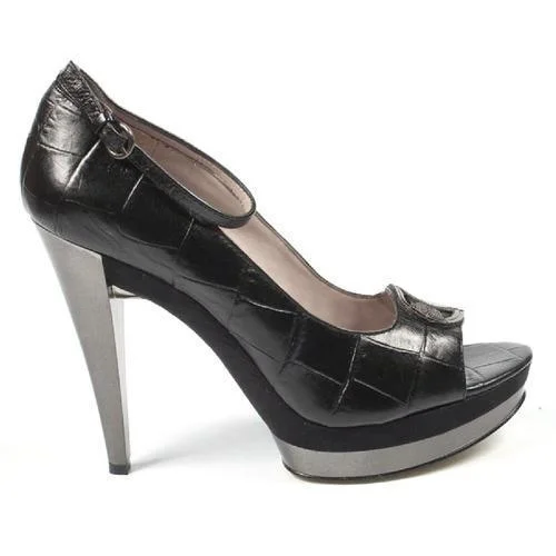 Stylish Open Toe Heels for Summer--Black 9.5 US - 41 EUR Nine West Womens Pump Open Toe NWACCLAIM BLACK