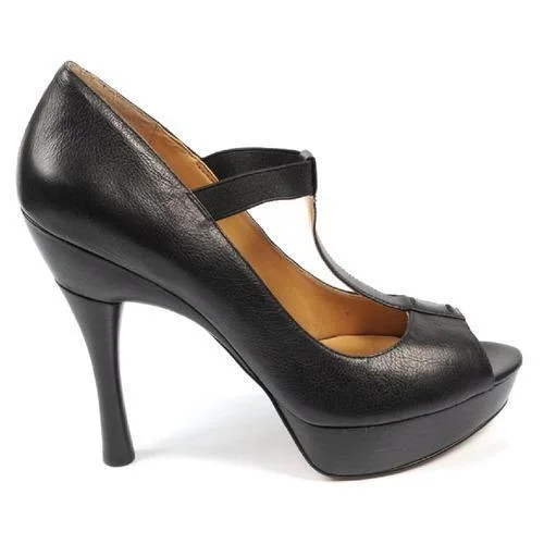 Stylish Open Toe Heels for Summer--Black 6 US - 36.5 EUR Nine West Womens Pump Open Toe NWGLAMOROUS BLACK MULT