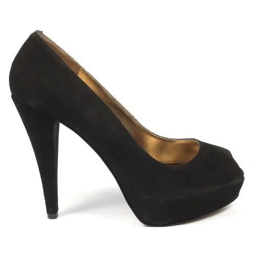 Stylish Open Toe Heels for Summer--Black 9.5 US - 41 EUR Nine West Womens Pump Open Toe NWKABOOSE BLACK