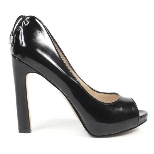 Stylish Open Toe Heels for Summer--Black 5.5 US - 36 EUR Nine West Womens Pump Open Toe NWHEARTACHE BLACK