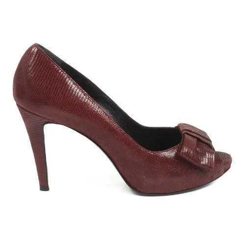 Stylish Open Toe Heels for Summer--Bordeaux 36.5 EUR - 6.5 US Rodo ladies pump open toe S7720 052 740