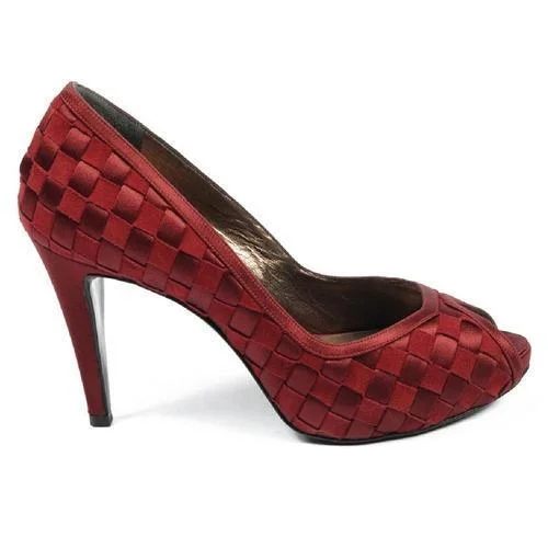 Stylish Open Toe Heels for Summer--Red 37 EUR - 7 US Rodo ladies pump open toe S7837 604 740