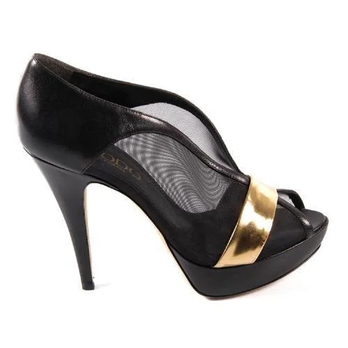 Stylish Open Toe Heels for Summer--Black 36.5 EUR - 6.5 US Rodo ladies pump open toe S8627 370 900