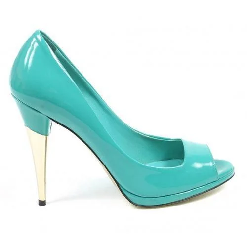 Stylish Open Toe Heels for Summer--Light Blue 36.5 EUR - 6.5 US Sebastian Milano ladies pump open toe S3499VL VERNICE ACQUA