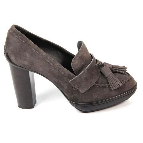 Grey 36 EUR - 6 US (241mm) Tods ladies pump XXW0OJ0F040HR0B804---Fashionable Kitten Heels for Date Night