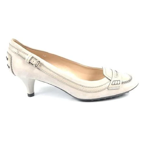 Light Grey 36 EUR - 6 US (241mm) Tods ladies pump XXW0MC0A300K82V613---Fashionable Kitten Heels for Date Night