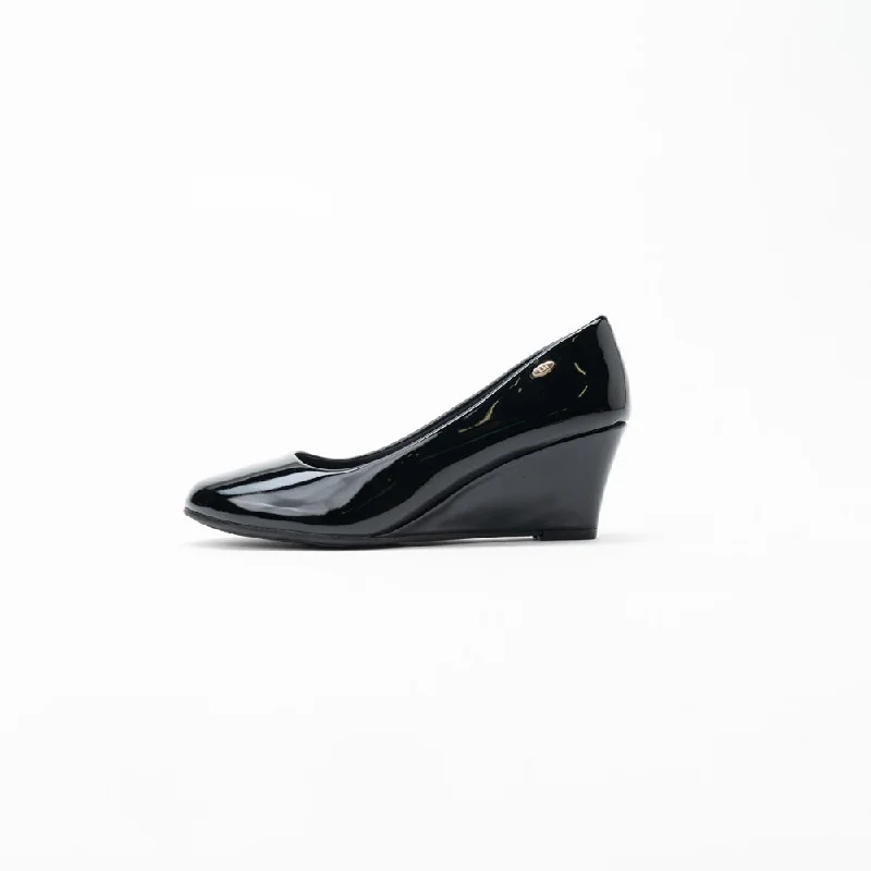 Stiletto Heel Pumps with Perfect Fit--La Her Nn09 Ladies Comfort Shoe Black-Fashionable & Classic