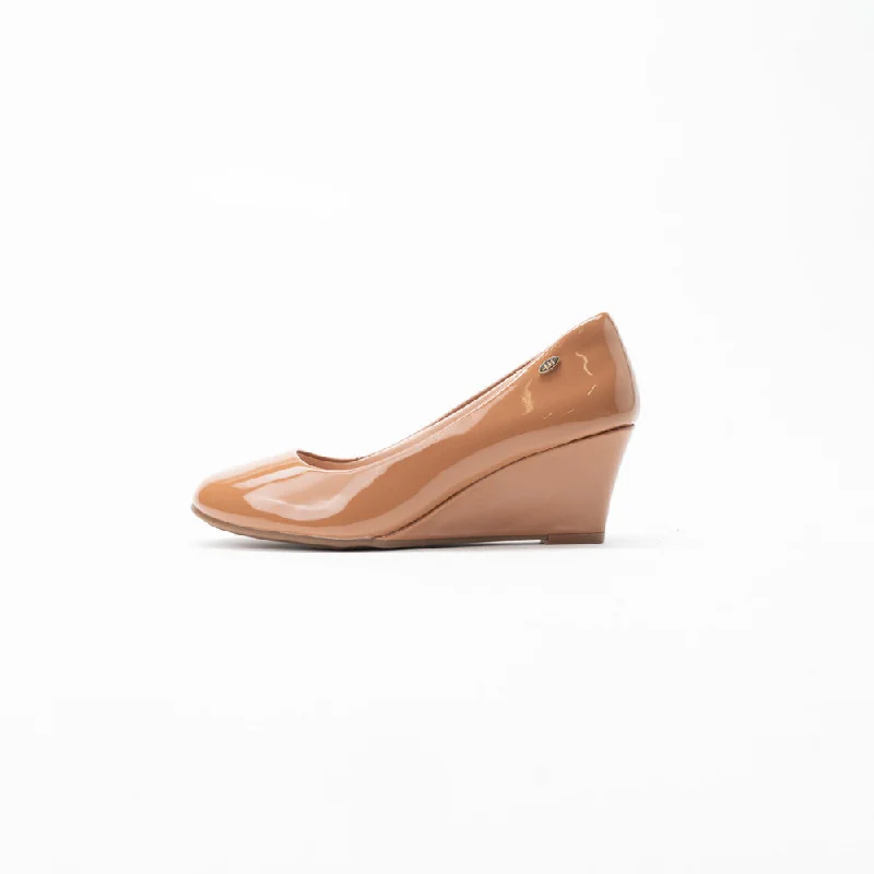 Stiletto Heel Pumps with Perfect Fit--La Her Nn09 Ladies Comfort Shoe Camel-Fashionable & Classic